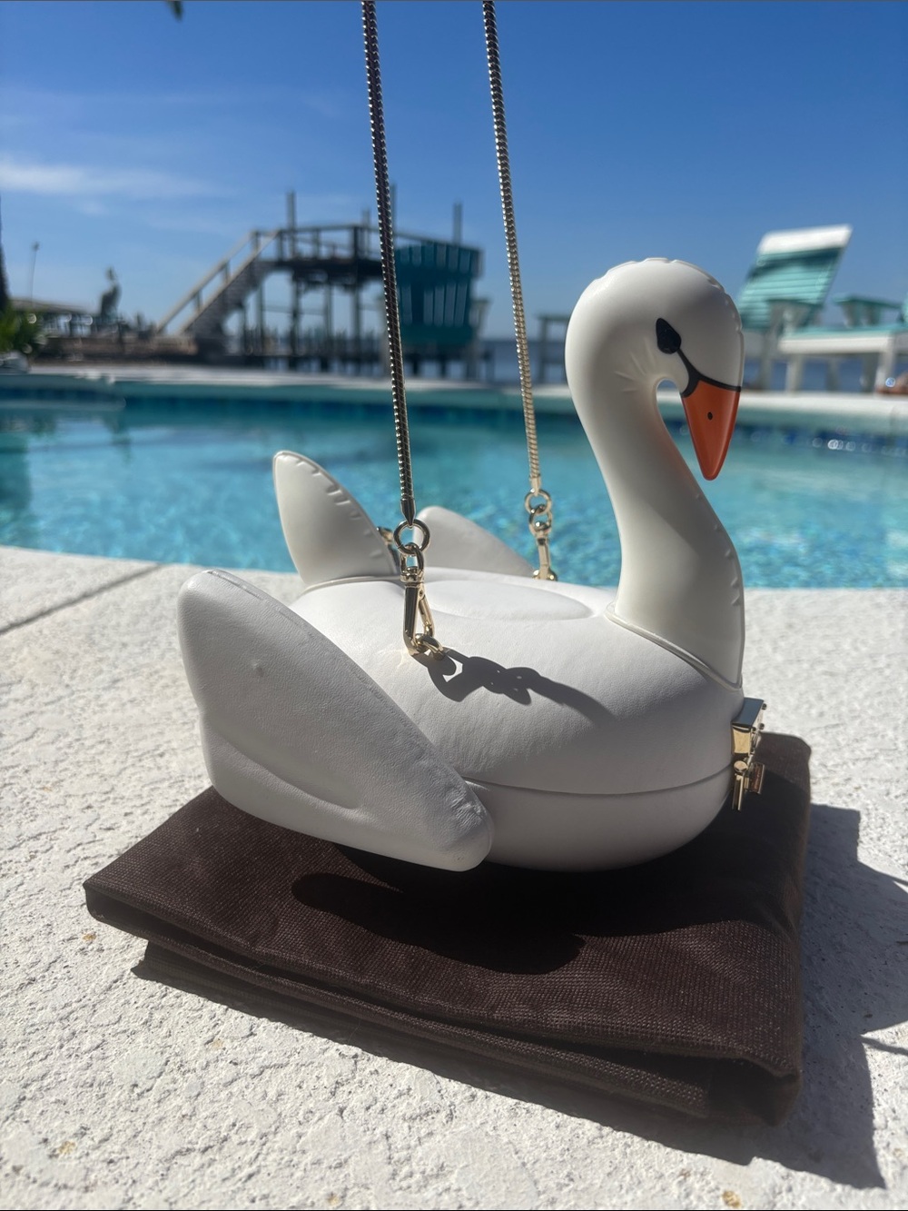 Kate Spade White Swan Bag - Picture 12 of 13